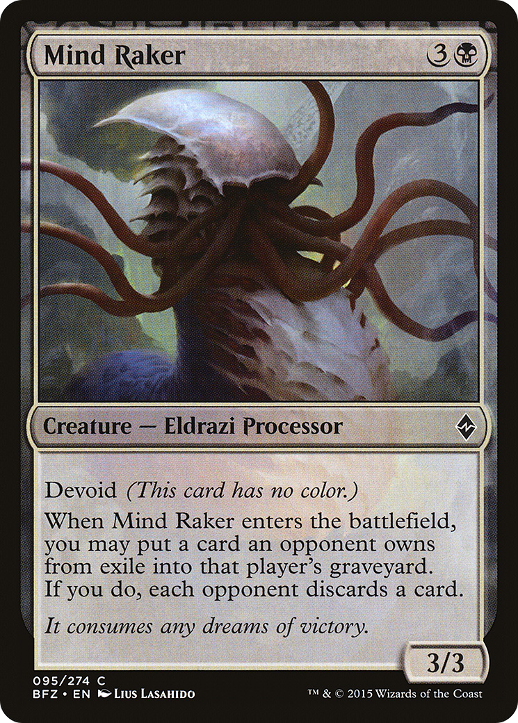 Image of Mind Raker (BFZ-095) - Battle for Zendikar: (devoid) Foil