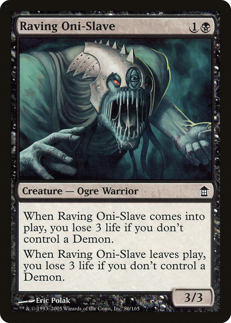 Image of Raving Oni-Slave (SOK-086) - Saviors of Kamigawa