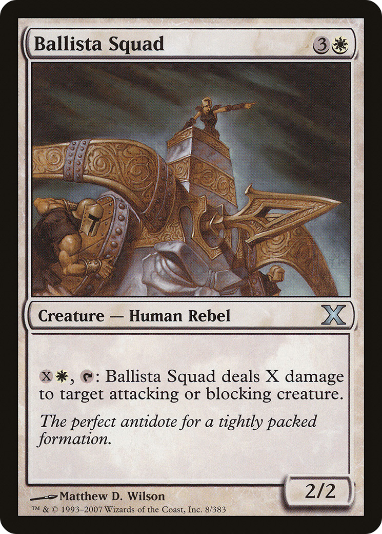 Image of Ballista Squad (10E-008) - Tenth Edition Foil