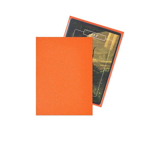 Image of Arcane Fortress Card Sleeves: Standard- Matte- Fire Orange (100 ct)