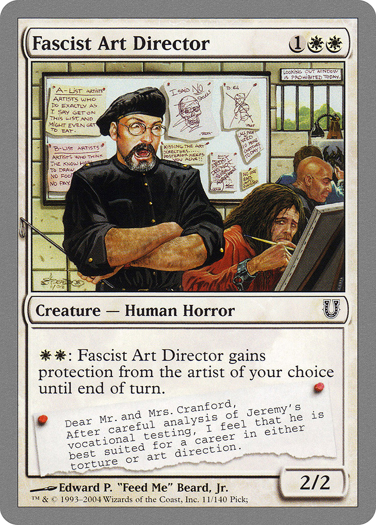 Image of Fascist Art Director (UNH-011) - Unhinged Foil