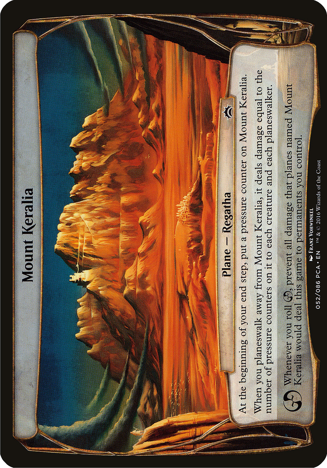 Image of Mount Keralia (Planechase Anthology) (OVER-052) - Planechase Anthology Planes