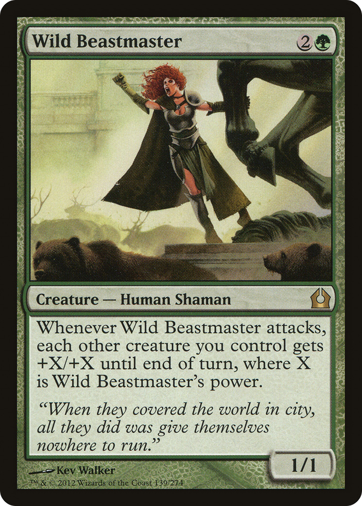 Image of Wild Beastmaster (RTR-139) - Return to Ravnica