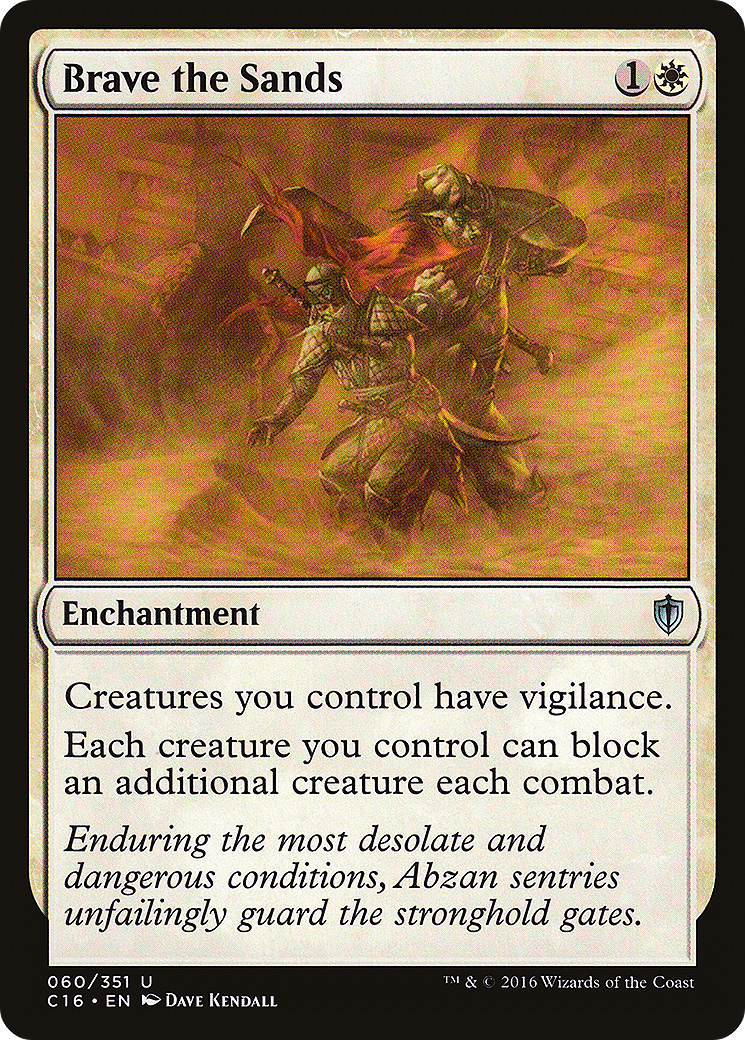 Image of Brave the Sands (C16-060) - Commander 2016