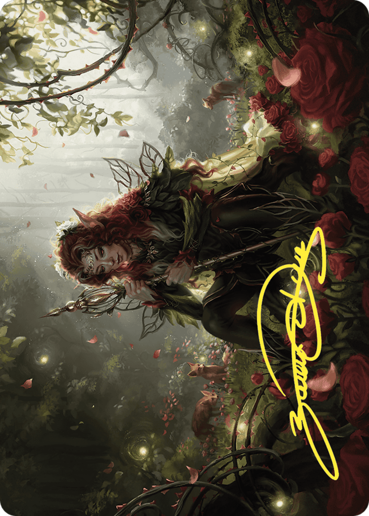 Image of Yenna, Redtooth Regent // Yenna, Redtooth Regent (AWOE-035) - Wilds of Eldraine Art Series (Borderless)