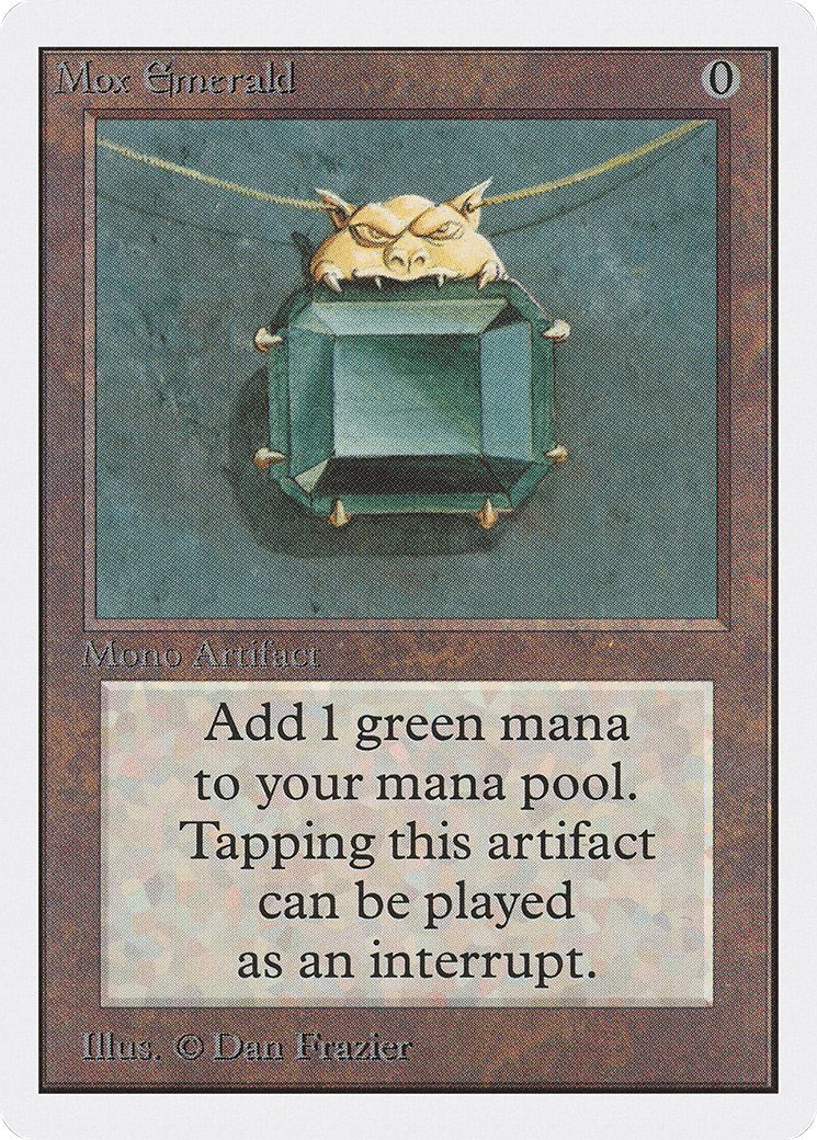 Image of Mox Emerald (2ED-) - Unlimited Edition