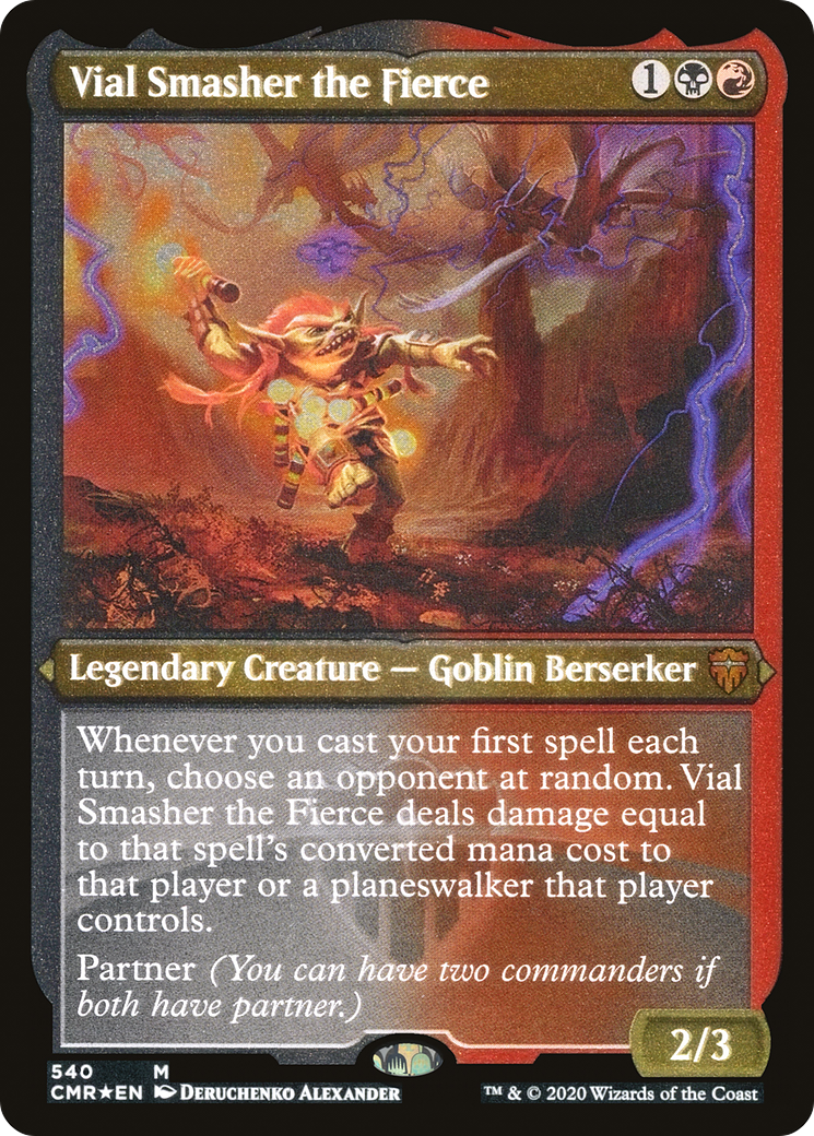 Image of Vial Smasher the Fierce (Foil Etched) (CMR-540) - Commander Legends Foil