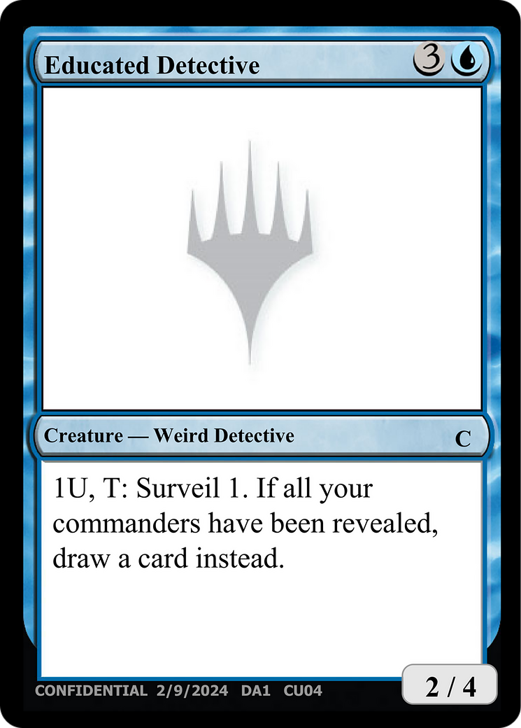 Image of Educated Detective (UNK-CU04A) - Unknown Event