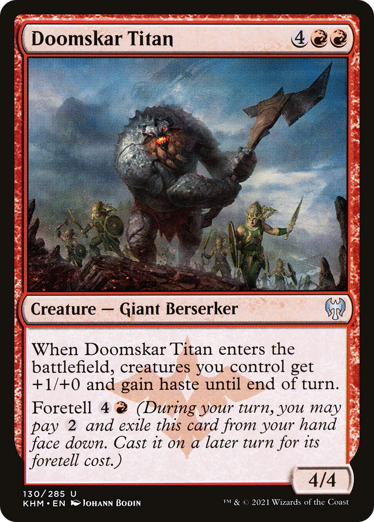 Image of Doomskar Titan (KHM-130) - Kaldheim
