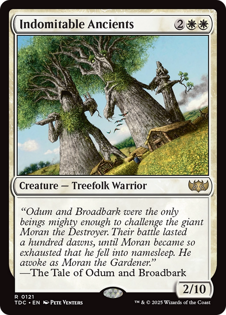 Image of Indomitable Ancients (TDC-121) - Commander: Tarkir: Dragonstorm
