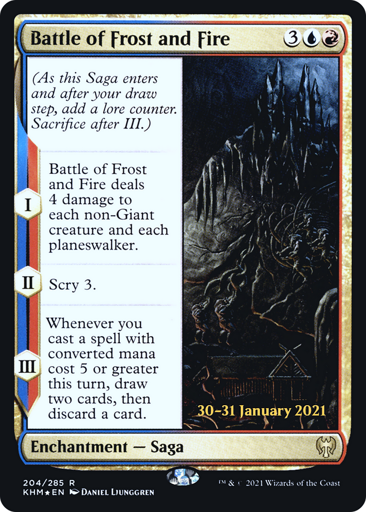 Image of Battle of Frost and Fire (PRE-204S) - Kaldheim Promos Foil