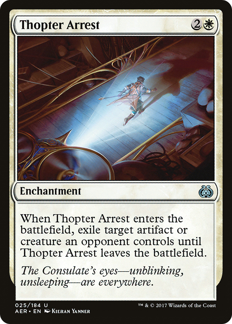Image of Thopter Arrest (AER-025) - Aether Revolt Foil