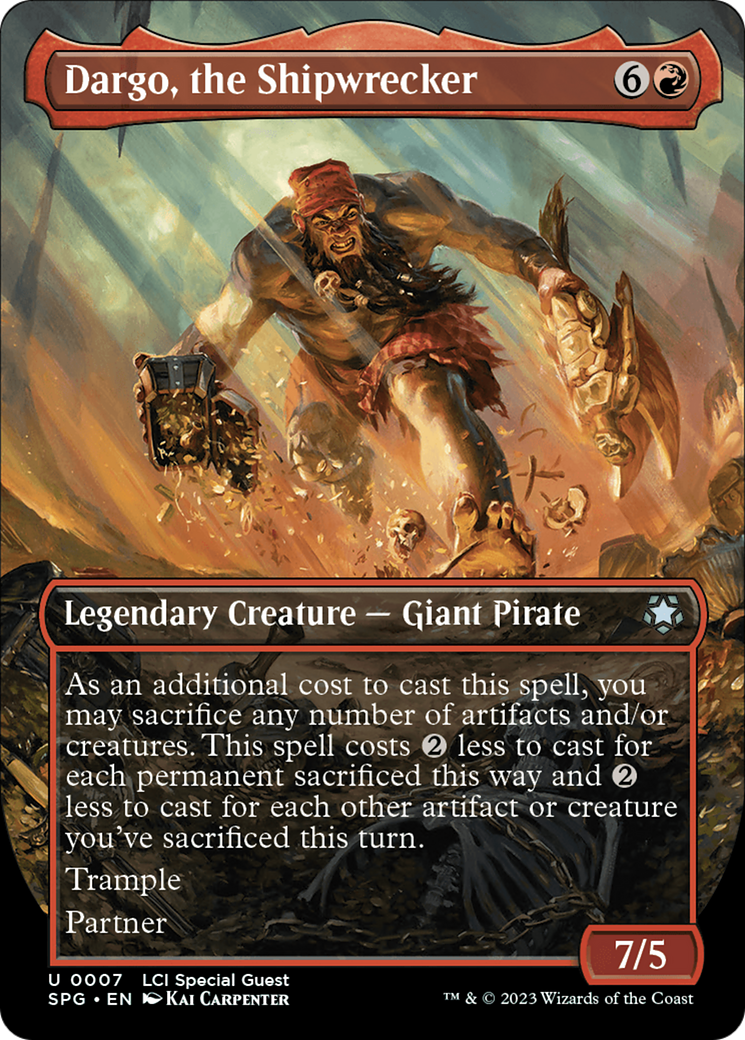 Image of Dargo, the Shipwrecker (Borderless) (SPG-007) - Special Guests (Borderless) Foil