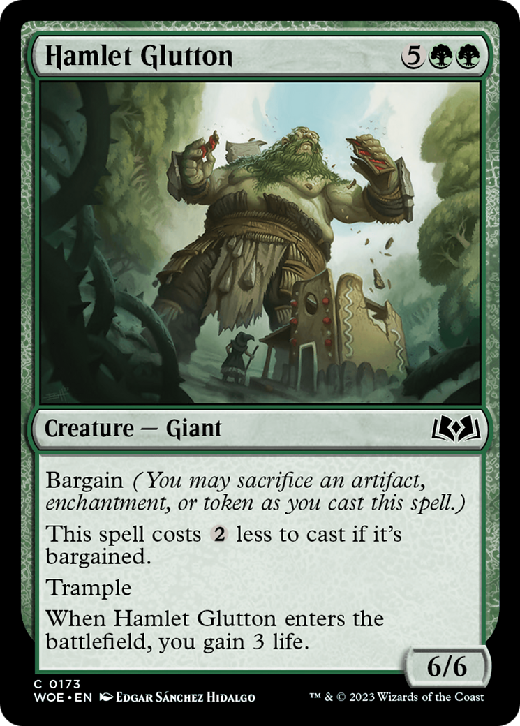 Image of Hamlet Glutton (WOE-173) - Wilds of Eldraine Foil