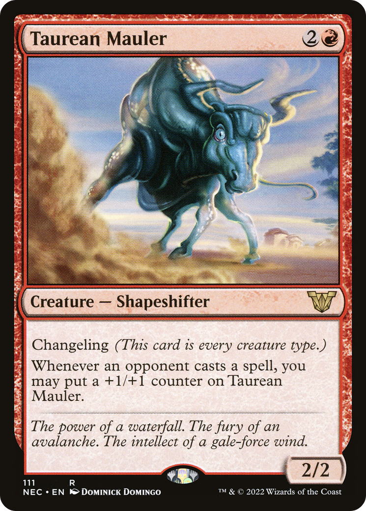 Image of Taurean Mauler (NEC-111) - Neon Dynasty Commander