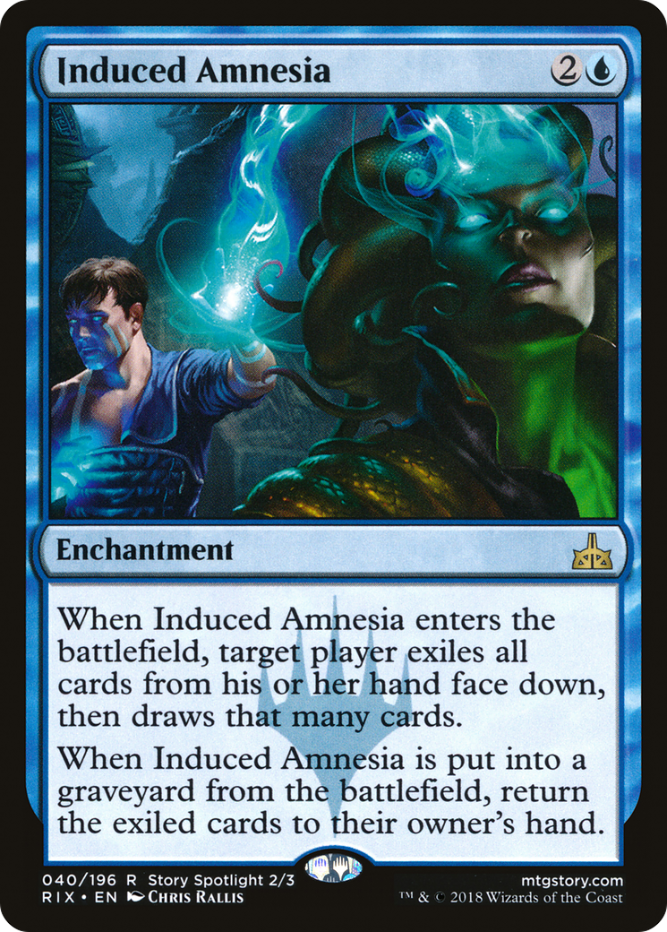 Image of Induced Amnesia (RIX-040) - Rivals of Ixalan Foil