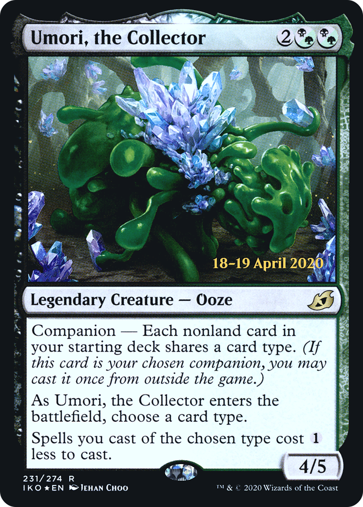 Image of Umori, the Collector (PRE-231S) - Ikoria: Lair of Behemoths Promos: (companion) Foil