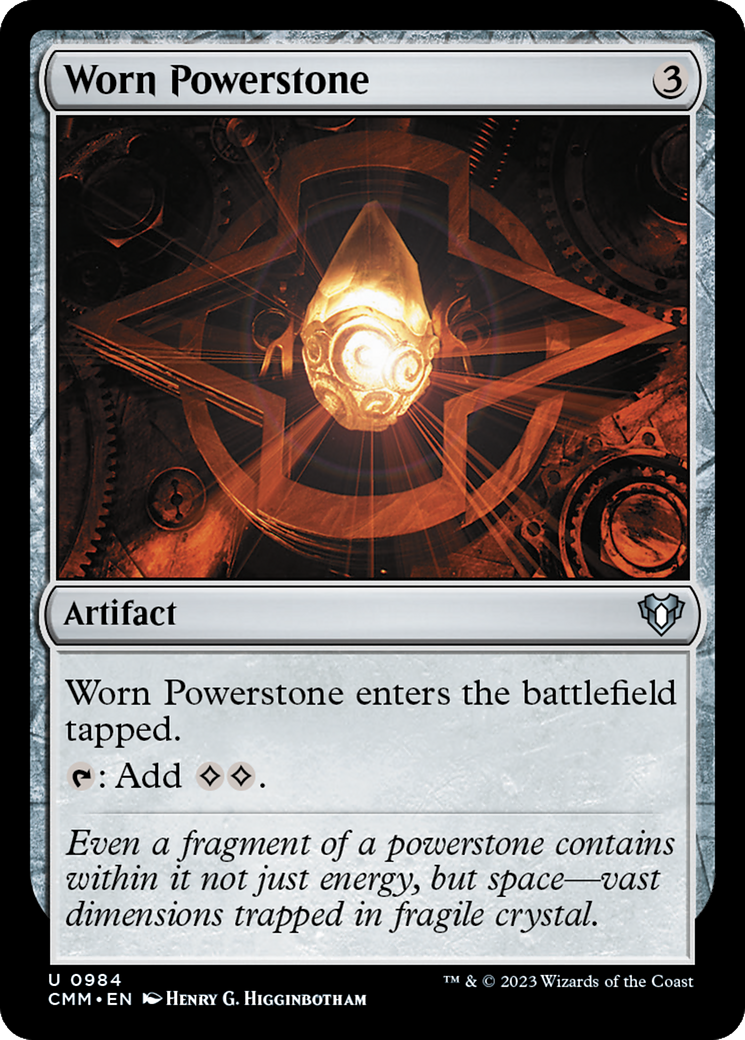 Image of Worn Powerstone (CMM-984) - Commander Masters