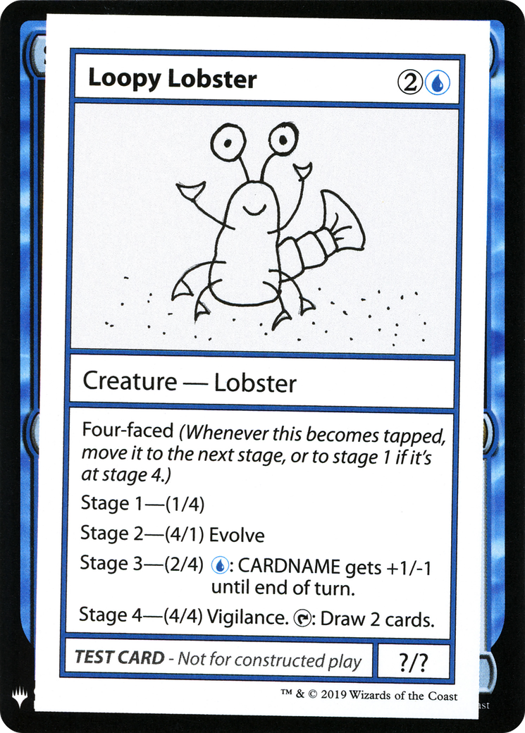 Image of Loopy Lobster (CMB1-026) - Mystery Booster Playtest Cards 2019