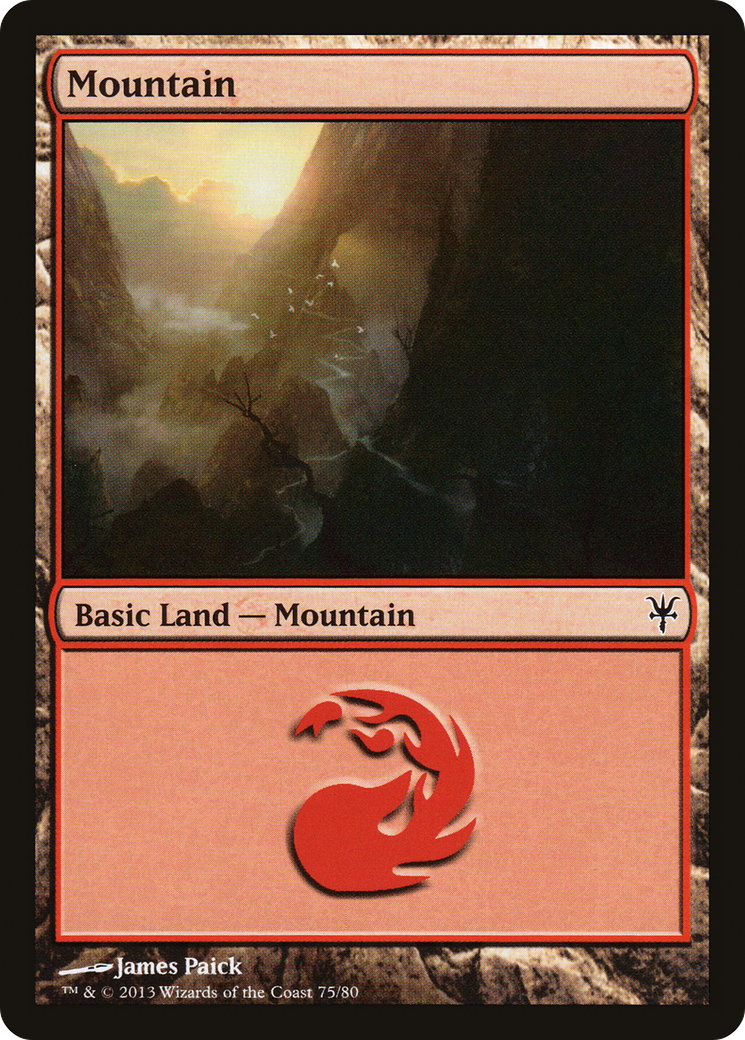 Image of Mountain (75) (DDK-075) - Duel Decks: Sorin vs. Tibalt