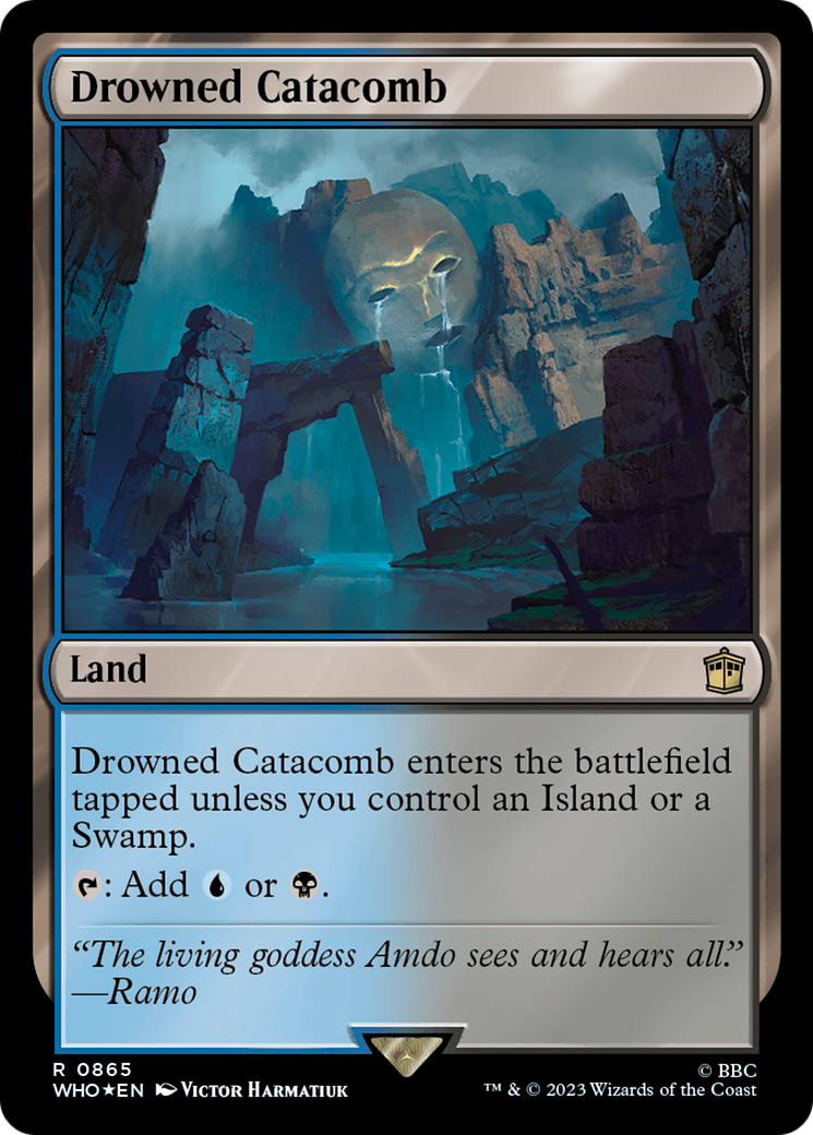 Image of Drowned Catacomb (Surge Foil) (WHO-865) - Doctor Who Foil