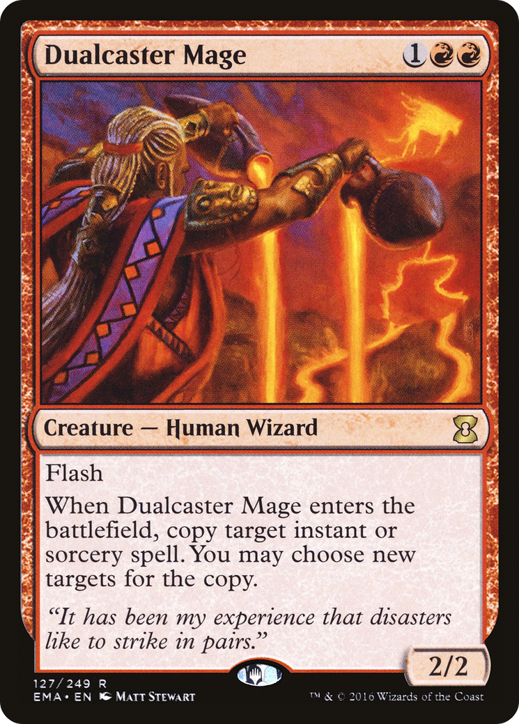 Image of Dualcaster Mage (EMA-127) - Eternal Masters