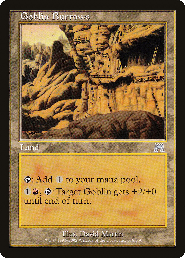 Image of Goblin Burrows (ONS-318) - Onslaught Foil