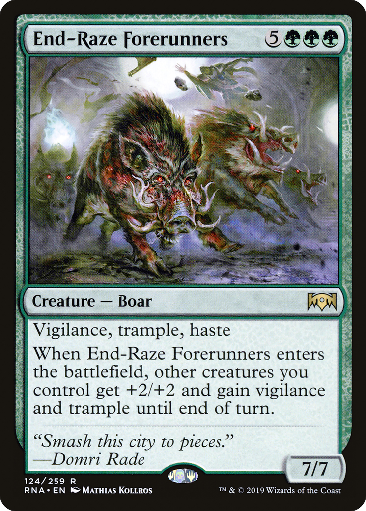 Image of End-Raze Forerunners (RNA-124) - Ravnica Allegiance Foil