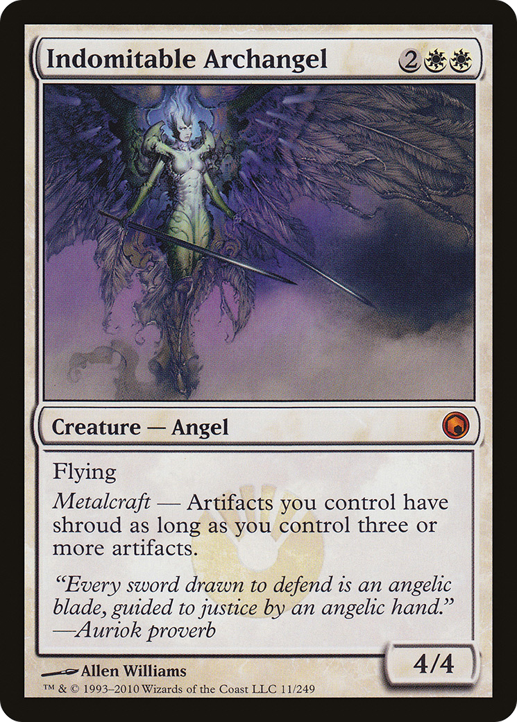 Image of Indomitable Archangel (SOM-011) - Scars of Mirrodin