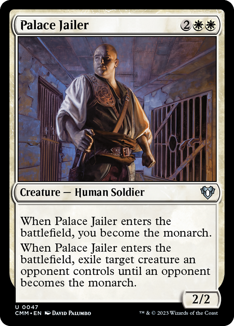 Image of Palace Jailer (CMM-047) - Commander Masters Foil