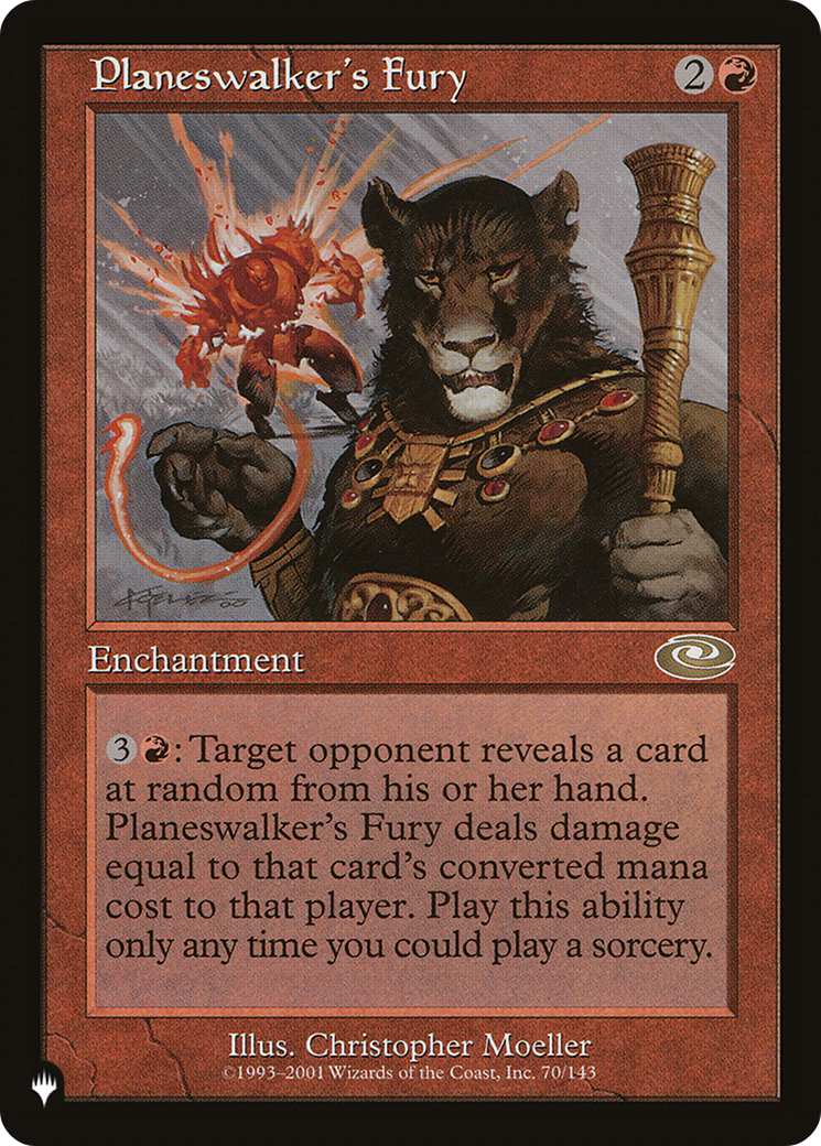 Image of Planeswalker's Fury (LIST-PLS-70) - The List