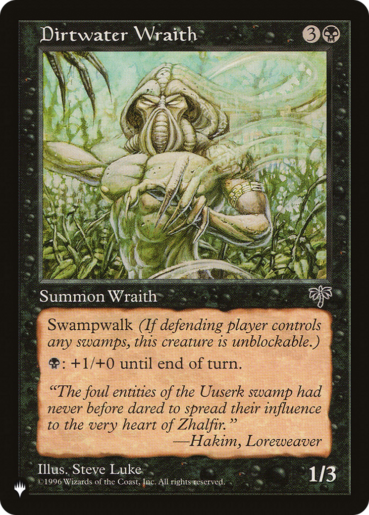 Image of Dirtwater Wraith (LIST-MIR-117) - The List