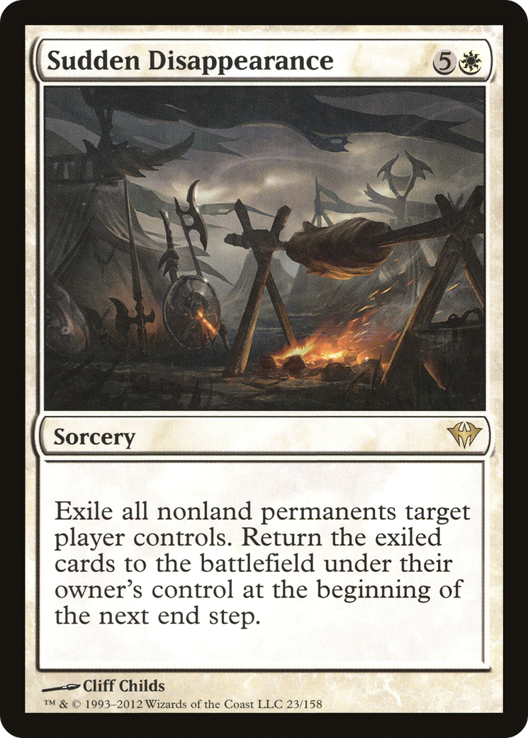 Image of Sudden Disappearance (DKA-023) - Dark Ascension Foil