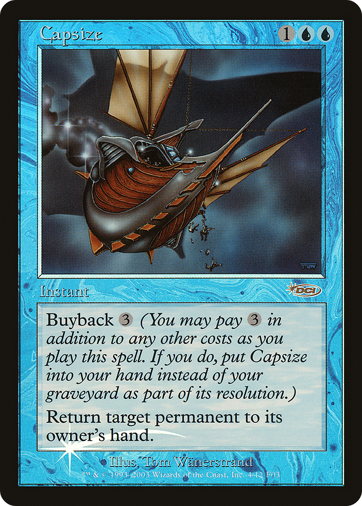 Image of Capsize (FNM-004) - Friday Night Magic 2003 Foil
