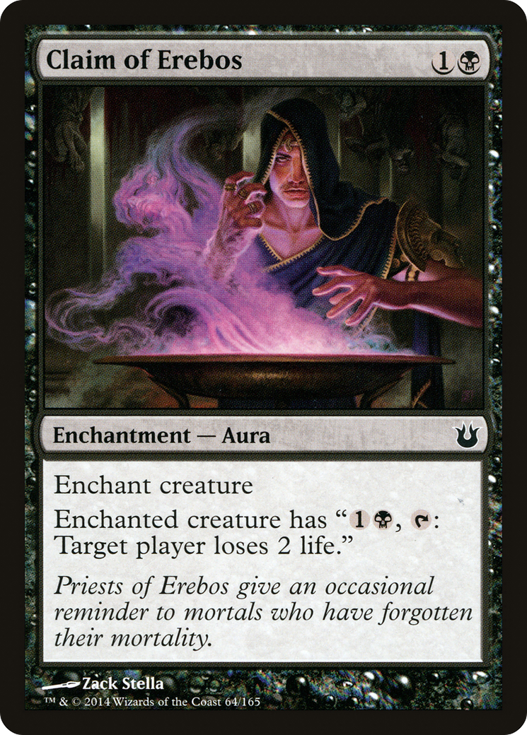 Image of Claim of Erebos (BNG-064) - Born of the Gods Foil