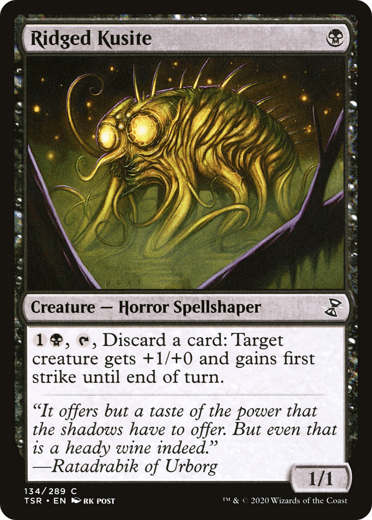 Image of Ridged Kusite (TSR-134) - Time Spiral Remastered Foil
