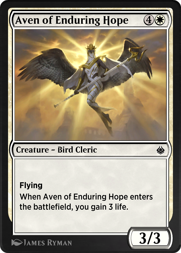 Image of Aven of Enduring Hope (AKR-006) - Amonkhet Remastered