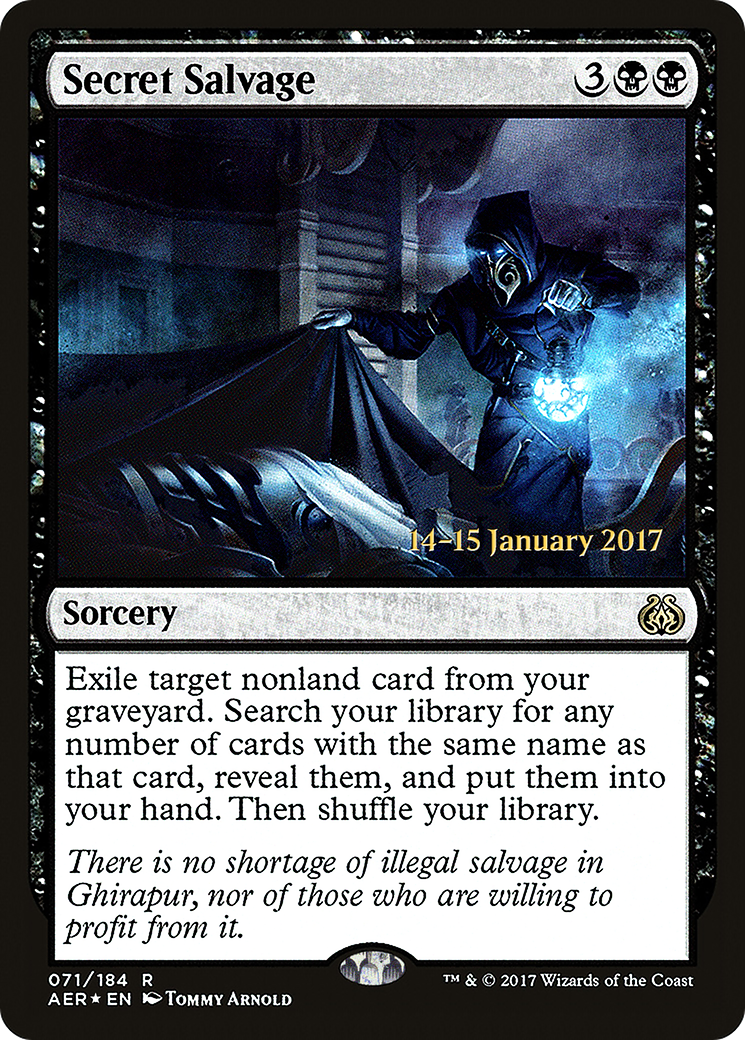 Image of Secret Salvage (PRE-71S) - Aether Revolt Promos Foil