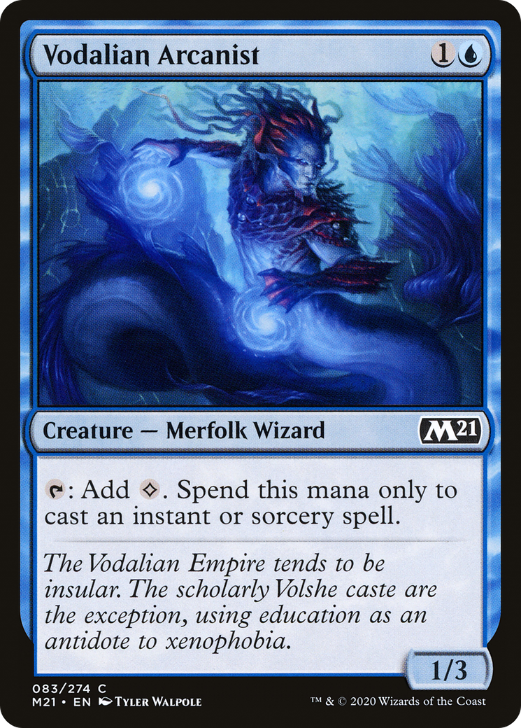 Image of Vodalian Arcanist (M21-083) - Core Set 2021