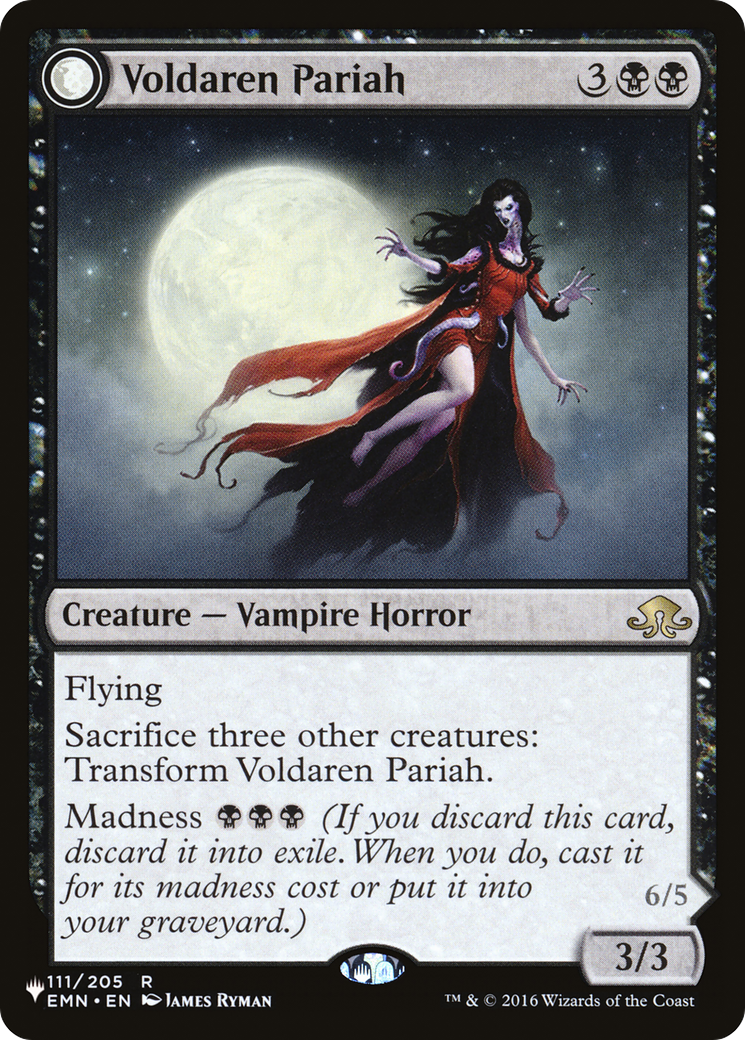 Image of Voldaren Pariah (LIST-EMN-111) - The List: (mooneldrazidfc)