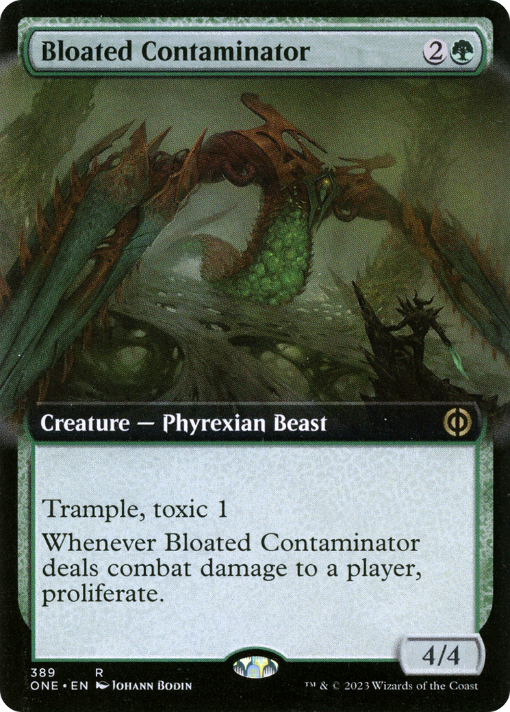 Image of Bloated Contaminator (Extended Art) (ONE-389) - Phyrexia: All Will Be One: (Extended Art)