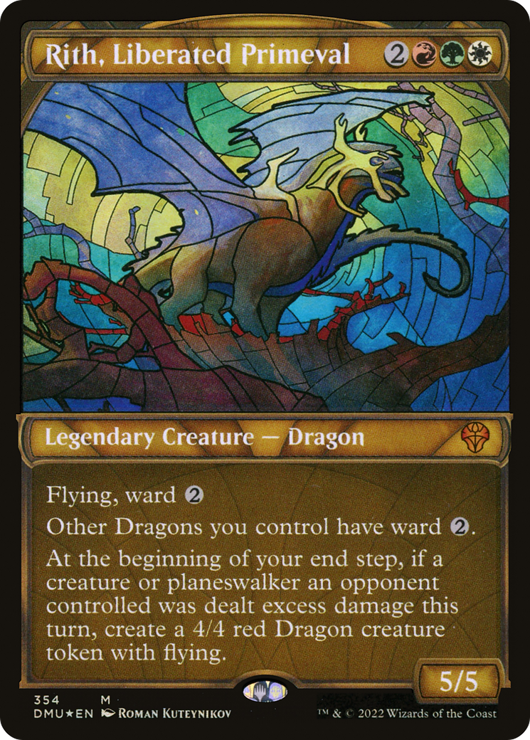 Image of Rith, Liberated Primeval (Textured Foil) (DMU-354) - Dominaria United: (Showcase) Foil