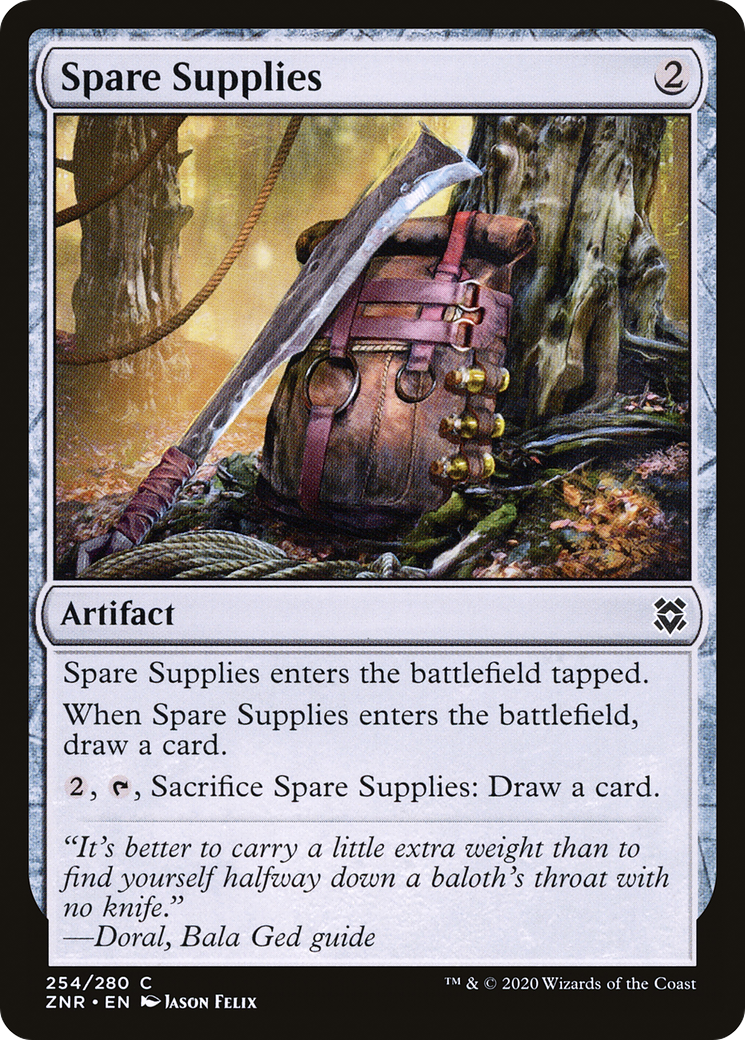 Image of Spare Supplies (ZNR-254) - Zendikar Rising Foil