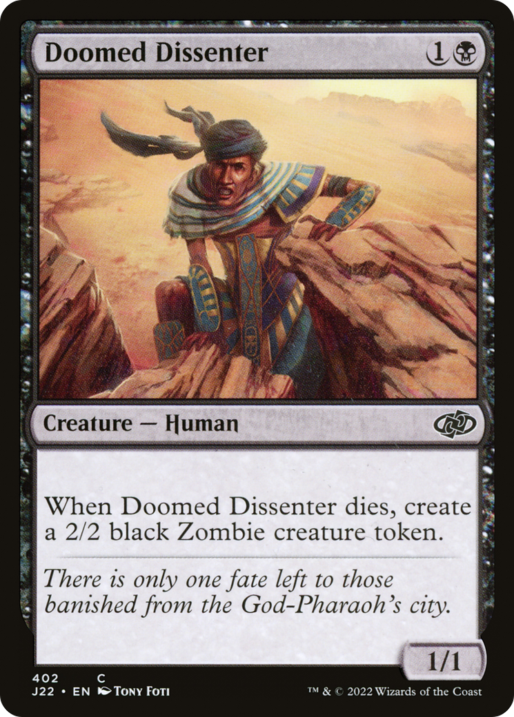 Image of Doomed Dissenter (J22-402) - Jumpstart 2022