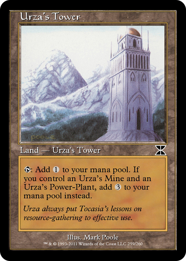 Image of Urza's Tower (ME4-259C) - Masters Edition IV Foil
