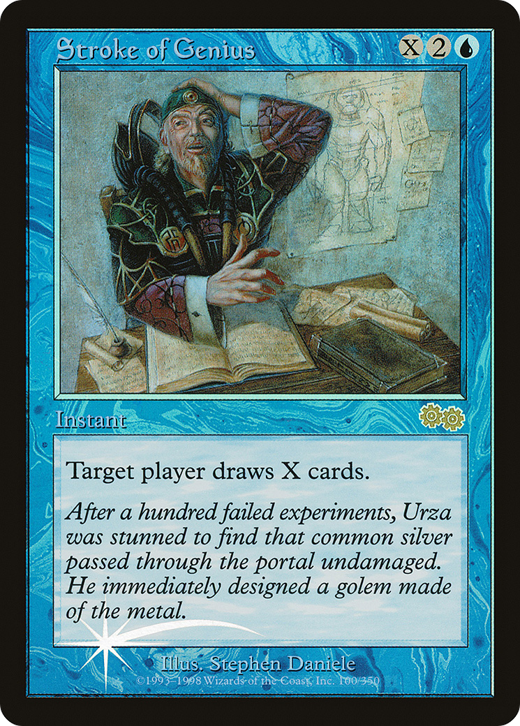 Image of Stroke of Genius (JDG-100) - Judge Gift Cards 1998 Foil