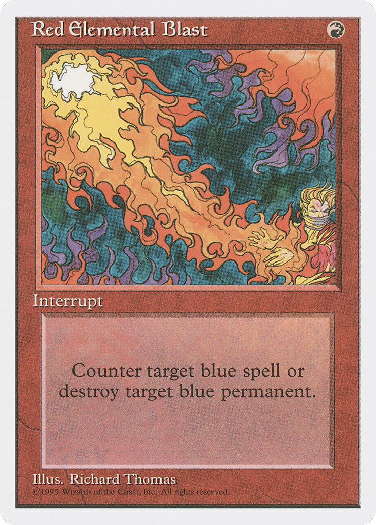 Image of Red Elemental Blast (4ED-) - Fourth Edition