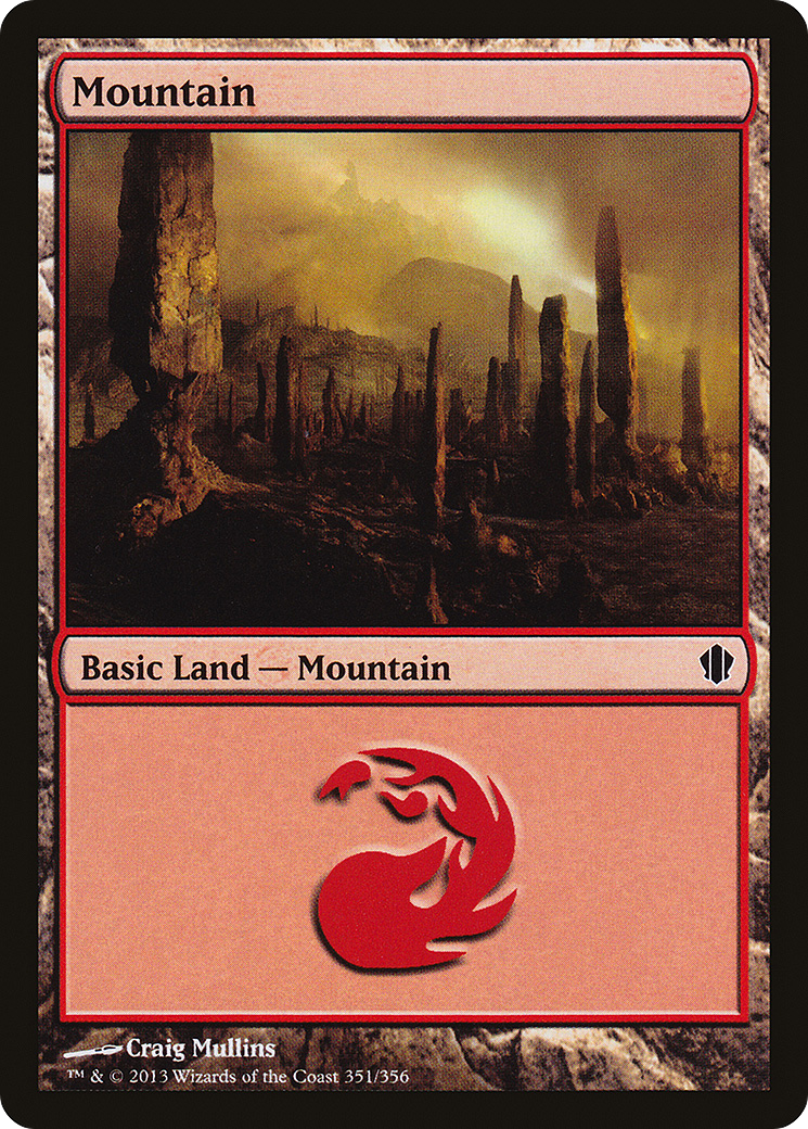 Image of Mountain (351) (C13-351) - Commander 2013
