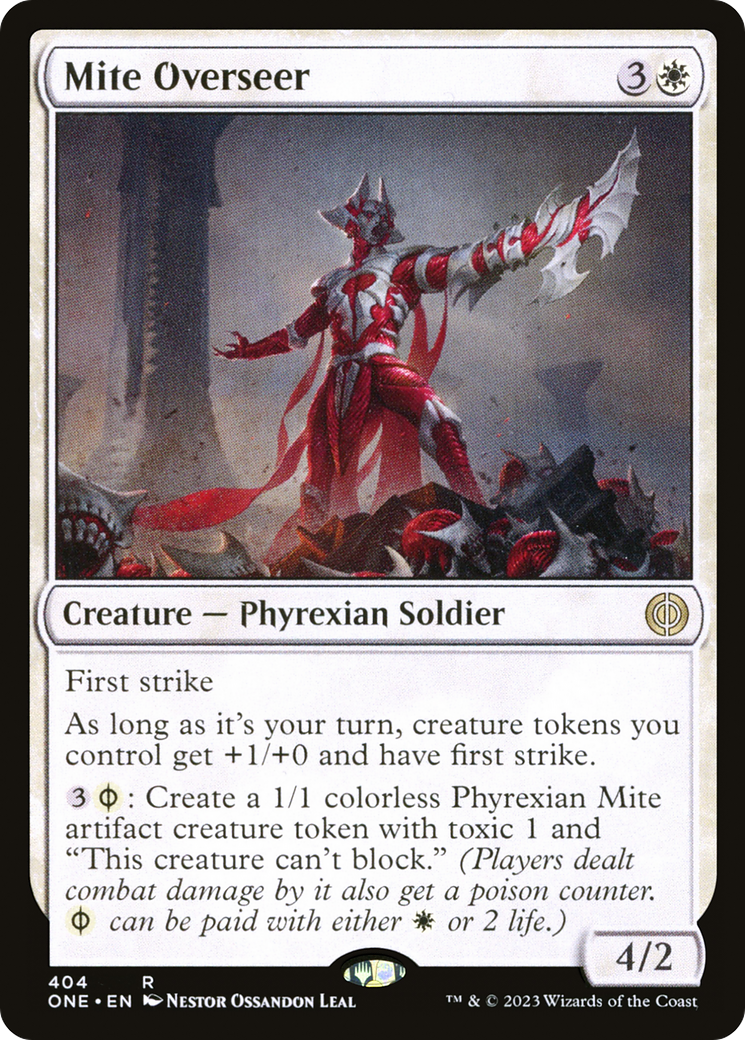 Image of Mite Overseer (ONE-404) - Phyrexia: All Will Be One