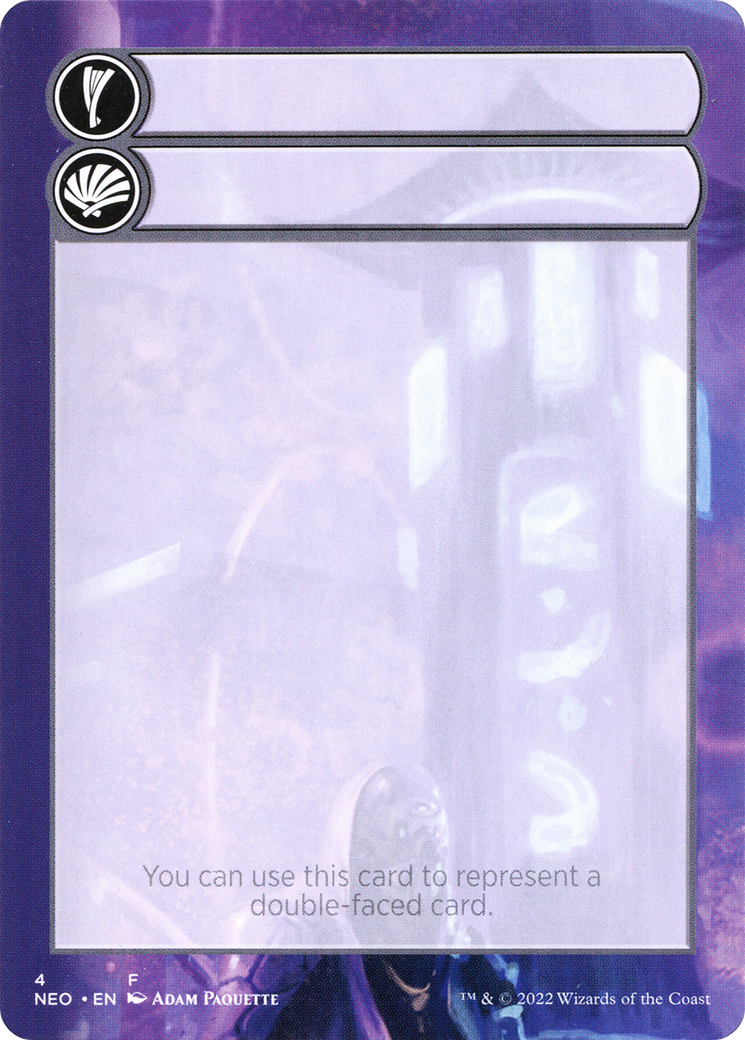Image of Double-Faced Substitute Card (SNEO-004) - Kamigawa: Neon Dynasty Substitute Cards (Borderless)